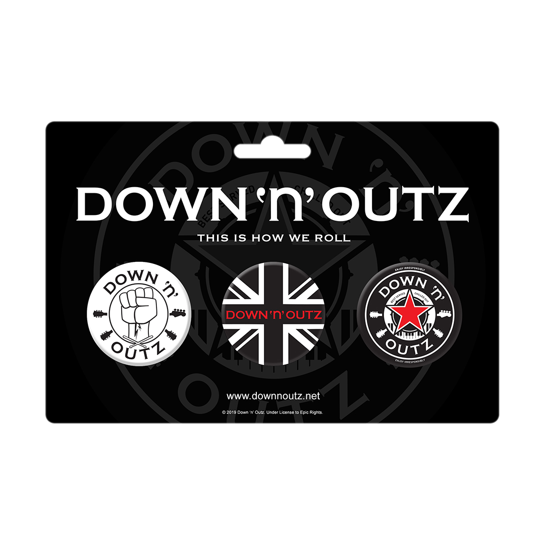 Down 'n' Outz Button Set